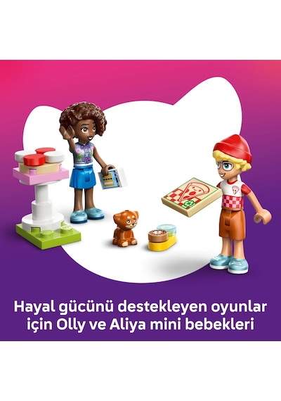 LEGO® Friends Pizza Kamyonu 42694 - 6 Yaş ve Üzeri Çocuklar için Mini Bebek İçeren Yaratıcı Oyuncak Yapım Seti (190 Parça)