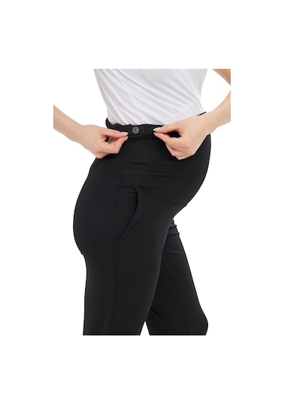 Luvmabelly Myra8095 Beli Ayarlanabilir Hamile Jogger Pantolon-siyah