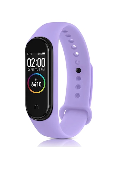 Xiaomi Mi Band 6 Uyumlu Klasik Kordon - Lila