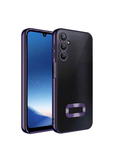 Samsung Uyumlu Galaxy A16 Kılıf Kamera Lens Korumalı Logo Gösteren İnce Hafif Vardar Sierra Mavi