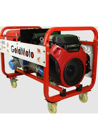Goldmoto GM16BJH Benzinli 16KVA Monofaze Marşlı Jeneratör