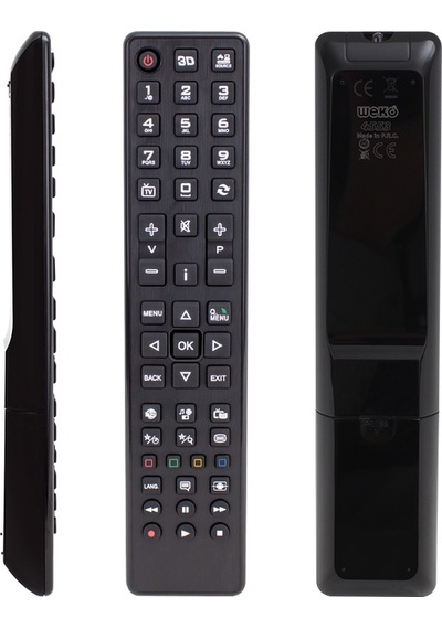 Vestel Uyumlu Lcd Led Tv 3d Li Kenarı Metalik Kumanda Ves-203 5224