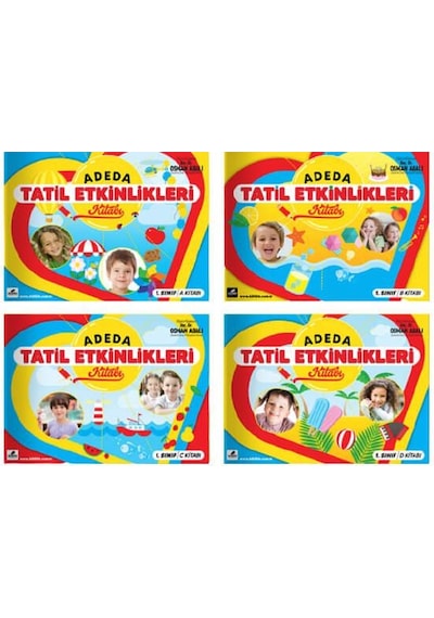 Adeda Tatil Etkinlikleri Kitap Serisi 1. Sınıf