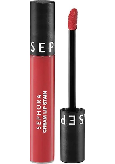 Sephora Cream Lip Stain Bulaşmayan Kadife Bitişli Ruj - Mat Likit Ruj - 132 Acid Coral 5 Ml 0