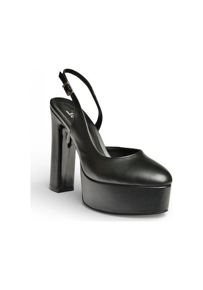 Fox Shoes Y246195109 Siyah Platform Kalın Topuklu Kadın Abiye Ayakkabı Siyah Fox Shoes Y246195109 Siyah Platform Kalın Topuklu Kadın Abiye Ayakkabı Siyah