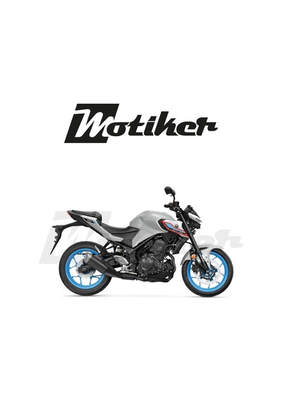 Yamaha Mt-25 2025 Açık Mavi Yan Grenaj Sticker Sağ Yan