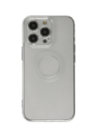 İphone 14 Pro Kılıf Santa Lens Silikon - Şeffaf