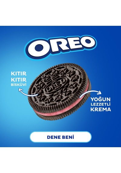 Oreo Bisküvi Çilekli 228gr - 4 Paket
