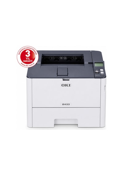 Okı B433dn A4 Mono Lazer Yazıcı 40ppm Tek Fonksiyonlu Dubleks Usb Ethernet 1200x1200dpi