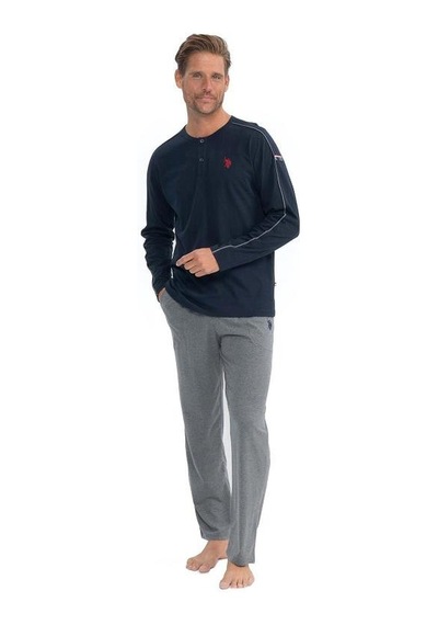 U.s Polo 18836 Patlı Pijama Takımı 001