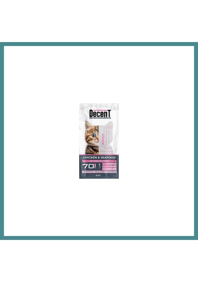 Decent Premium Tavuklu Ve Balıklı Yavru Kedi Maması 15 Kg Mac
