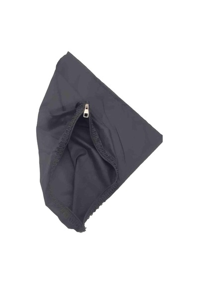 Çanta Aksesuar Siyah Renk 45x45 Cm, Dikilmiş Halde, Fermuarlı Astar