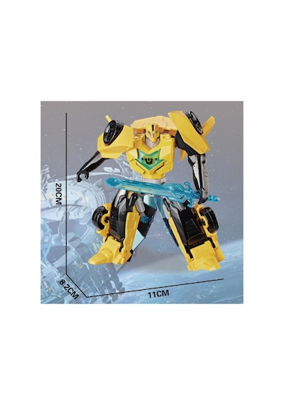 Transformer Metal Gövdeli Bumblebee Robota Dönüşen Araba Bumble Bee Bambıl Bi