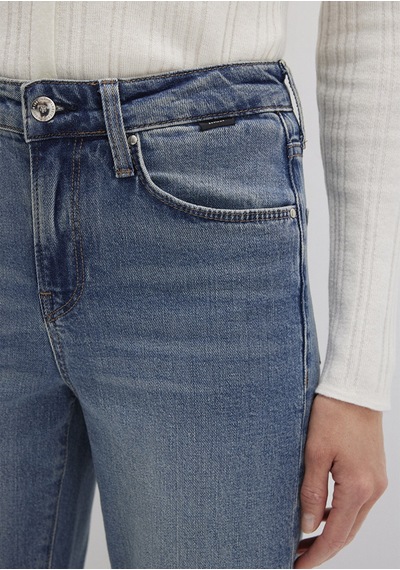 Mavi - Cindy Classic Denim Gölgeli Indigo Mavisi Jean Pantolon 100277-90498 Mavi