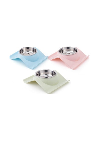 Nunbell Melamin Çelik Mama Kabı Tekli 14 Cm