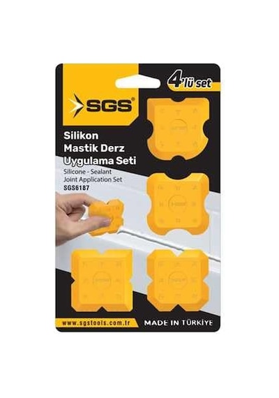 Sgs Silikon Ve Mastik İçin Derz Çekme Aparatı, Profesyonel Uygulama Aleti