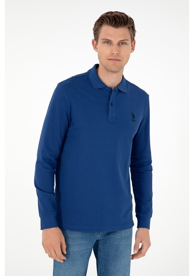 U.s. Polo Assn. Erkek İndigo Sweatshirt 50289062-vr028 İndigo