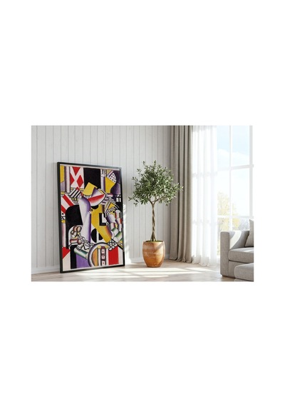 Modern Sanat Léger Bitki Çayı Demliği Çerçevesiz Poster 21x30 Cm A4 Tablo Modern Sanat Ekspresyonizm