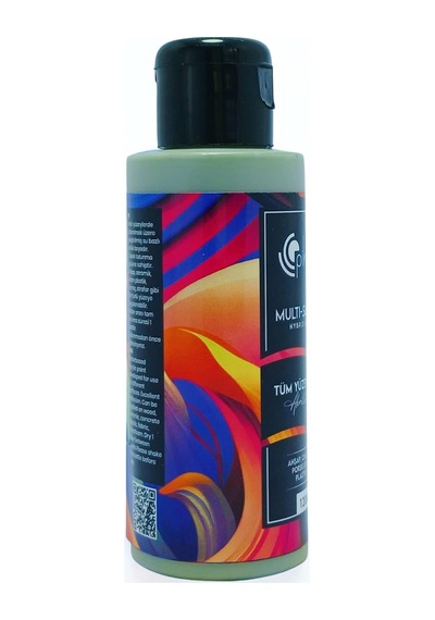 Multi-surface Hibrit Akrilik Boya, 120ml, Su Bazlı, Ahşap Cam Seramik Metal Kumaş Plastik İçin Adaçayı
