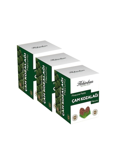 3 Kutu Çam Kozalağı Macunu Hekimhan 240 Gr. Ballı Kozalak Macunu