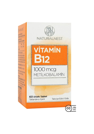 Natural Nest Naturalnest Vitamin B12 1000 Mcg Metilkobalamin 60 D