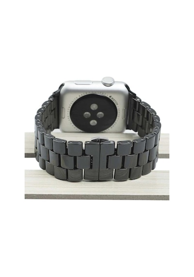 Ariatech Watch Ultra 49mm Kordon Uyumlu Krd-15 Metal Strap Kayış Clo- Siyah