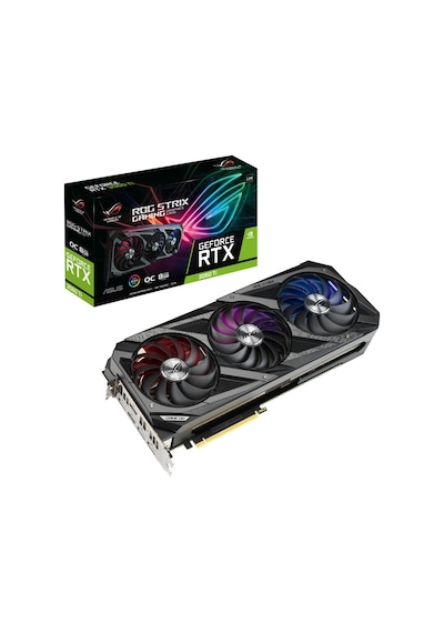 Asus NVIDIA Geforce RTX 3060 Ti ROG Strix V2 OC LHR ROG-STRIX-RTX3060TI-O8G-V2-GAMING 8 GB GDDR6 256 Bit Ekran Kartı