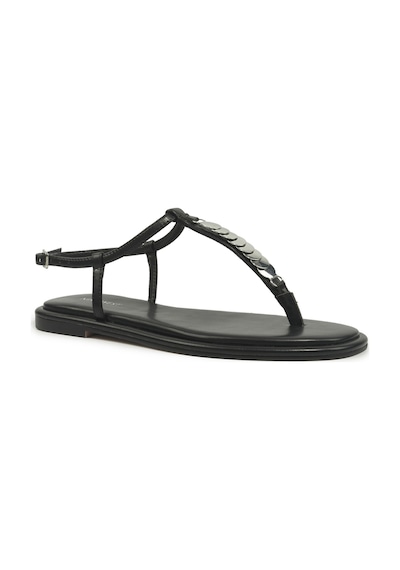Nine West Orıa 6fx Siyah Kadın Düz Sandalet 000000000102052487 Siyah