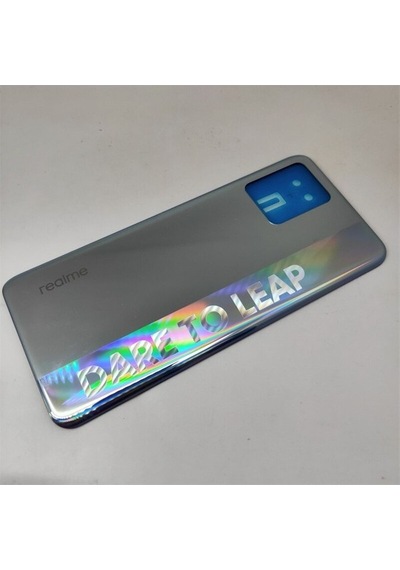 Oppo Realme 8i 4g Pil Arka Kapak Onarımı Kapı Telefonu Arka Kılıfı + Logoyu Değiştirin Siyah Siyah