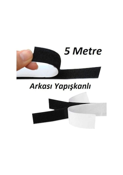 5 Metre Arkası Yapışkanlı Cırt Cırt - Kaliteli Cırt Bant -En: 2Cm (548225141)