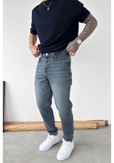 Antrasit Soft Degrade Boyfriend Pantolon Antrasit