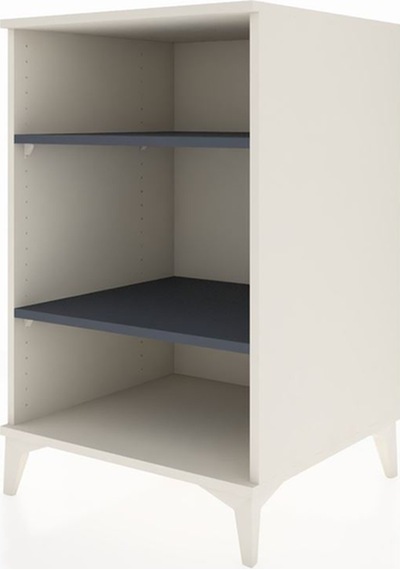 Kronos Komodin 2 Raflı 60x59x96 Aytaşı-antrasit Aytaşı