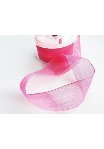 Organze Kurdele 2.5cm x 22m Fuşya