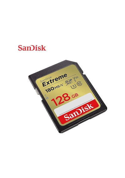 SanDisk Extreme SDSDXVA-128G-GNCIN 128 GB SD UHS-I 4K UHD Hafıza Kartı