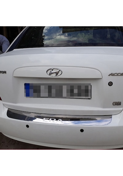 Hyundai Accent Era Krom Arka Tampon Eşiği Paslanmaz  Çelik