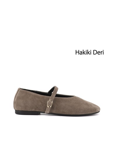 Gönderir Kadın Vizon Süet Mary Jane Hakiki Deri Babet Ddza88035839