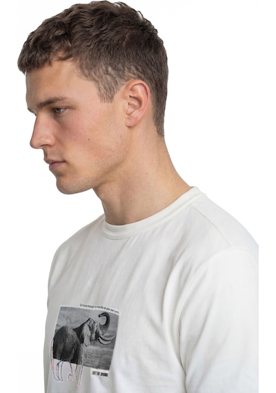 LOFT Regular Fit Erkek Tshirt K.kol Lf2042927 Q1.v1 Beyaz