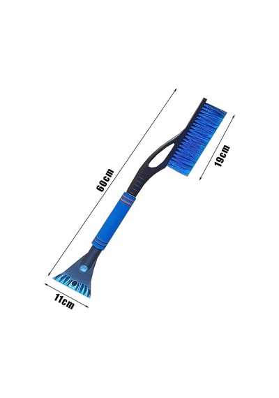 Süpürgeli Araç Buz Kazıyıcı 60 Cm, 2'si 1 Arada Araç Temizleme Fırçası, Buz Kazıyıcı, Çırpma Teli, Ot Diğer