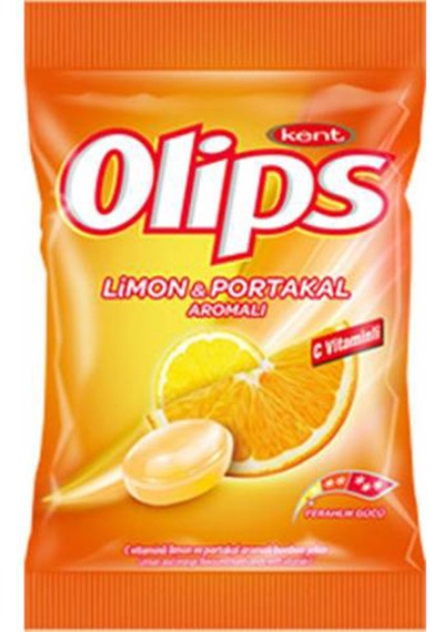 Kent Olips Limon & Portakal Aromalı Bonbon Şekerleme 16 x 76 G