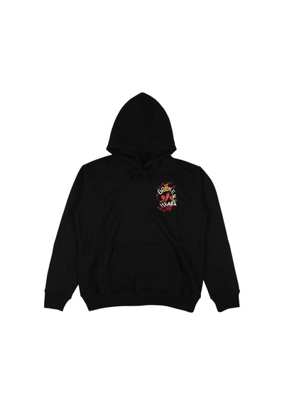 Startmore Adrift Broken Heart Siyah Oversize Unisex Kapüşonlu Sweatshirt Hoodie Siyah