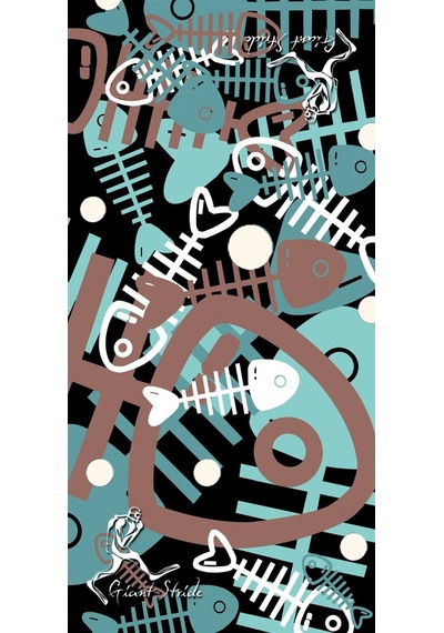 Scuba Tube Fish Bone Green