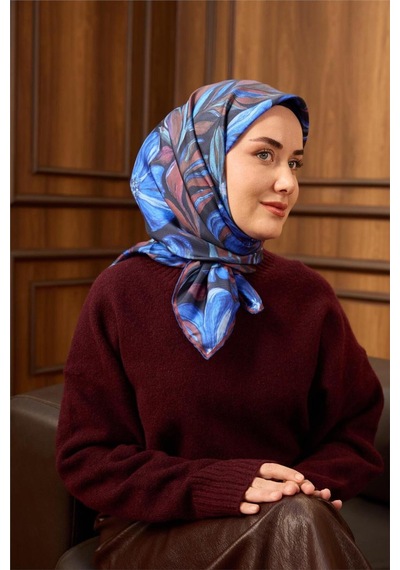 Silk Home Twill İpek Eşarp 11493-05 Koyu Lacivert