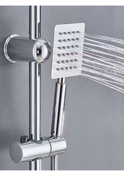 Fawer Faucet Shower Yağmurlama Robot Duş Seti Krom