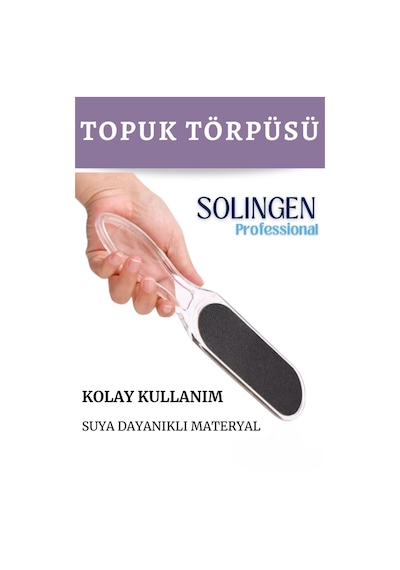 Solingen Ocean Büyük Boy Çift Taraflı Topuk Törpüsü -topuklara Özel Eğimli Taraf - Büyük Boy