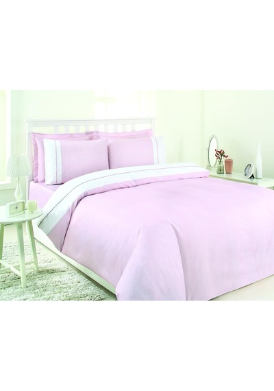 Özdilek Soft Linen Çift Kişilik Saten Nevresim Takımı, 200x220 Cm, Pembe Diğer