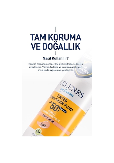 Herbal Renkli Güneş Koruyucu Dry Touch Light 50 Spf