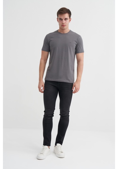 Cazador Basic Süprem Erkek T-shirt 46230 Antrasit Antrasit