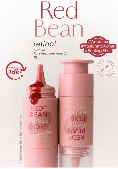 Missha Retinol Ve Kırmızı Fasulye Özlü Peeling Serum 15 G