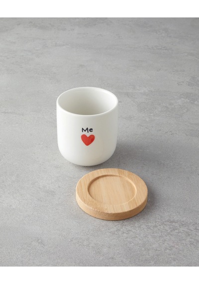 English Home Lovely Stoneware 8 Parça 4 Kişilik Fincan 150 Ml Kırmızı Kırmızı