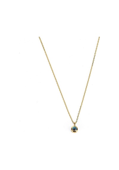 Idealsarraf Ideal Sarraf 14 Ayar Altın Nazar Boncuklu Kolye 2.0 Gr